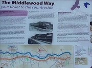 Middlewood way information board