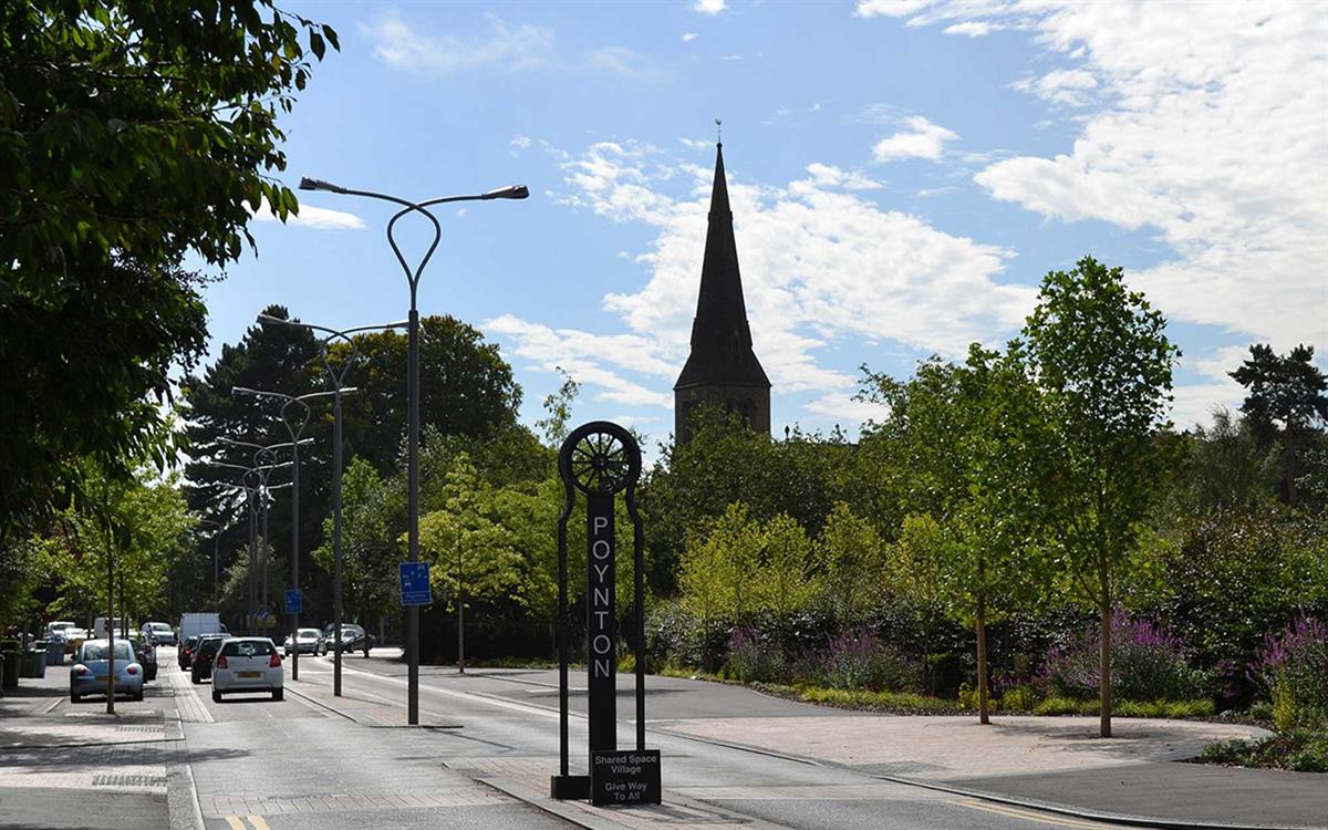 Photograph of Poynton gateways