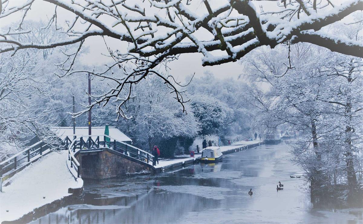 Poynton Marina in Winter