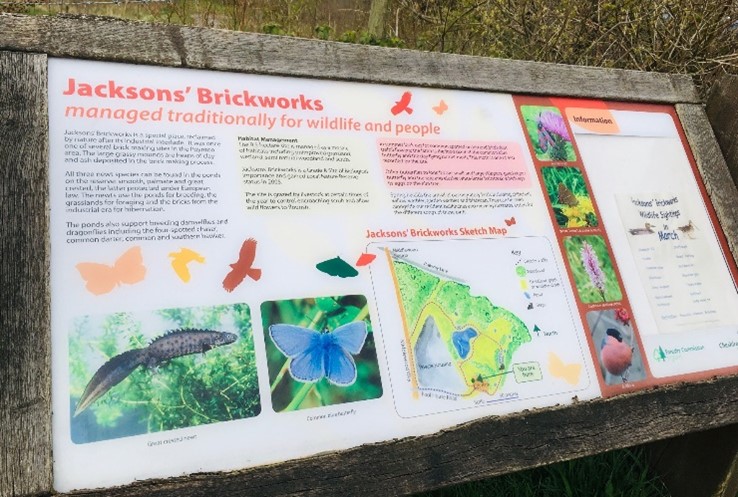 Jacksons Brickworks information board