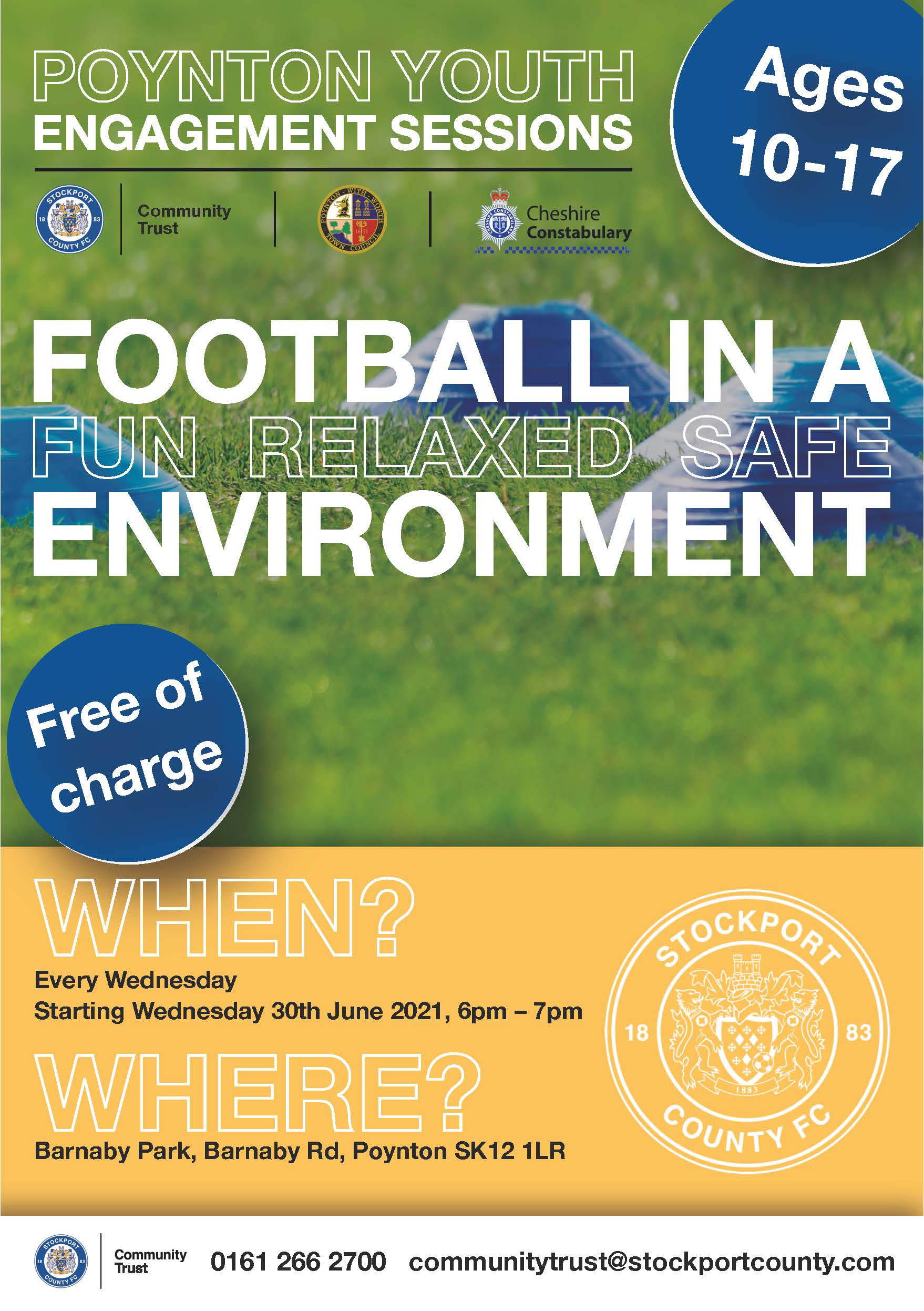Stockport County Youth Engagement Football Coaching