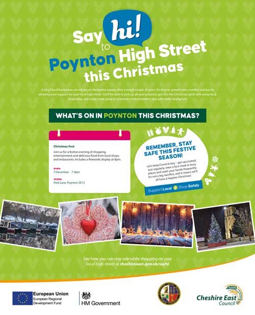 Say Hi to Poynton High Street this Christmas