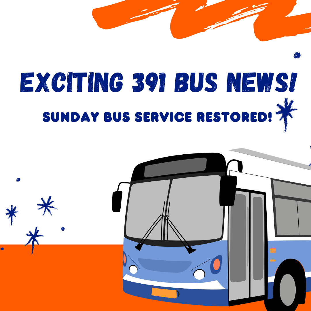 391 Sunday service returns