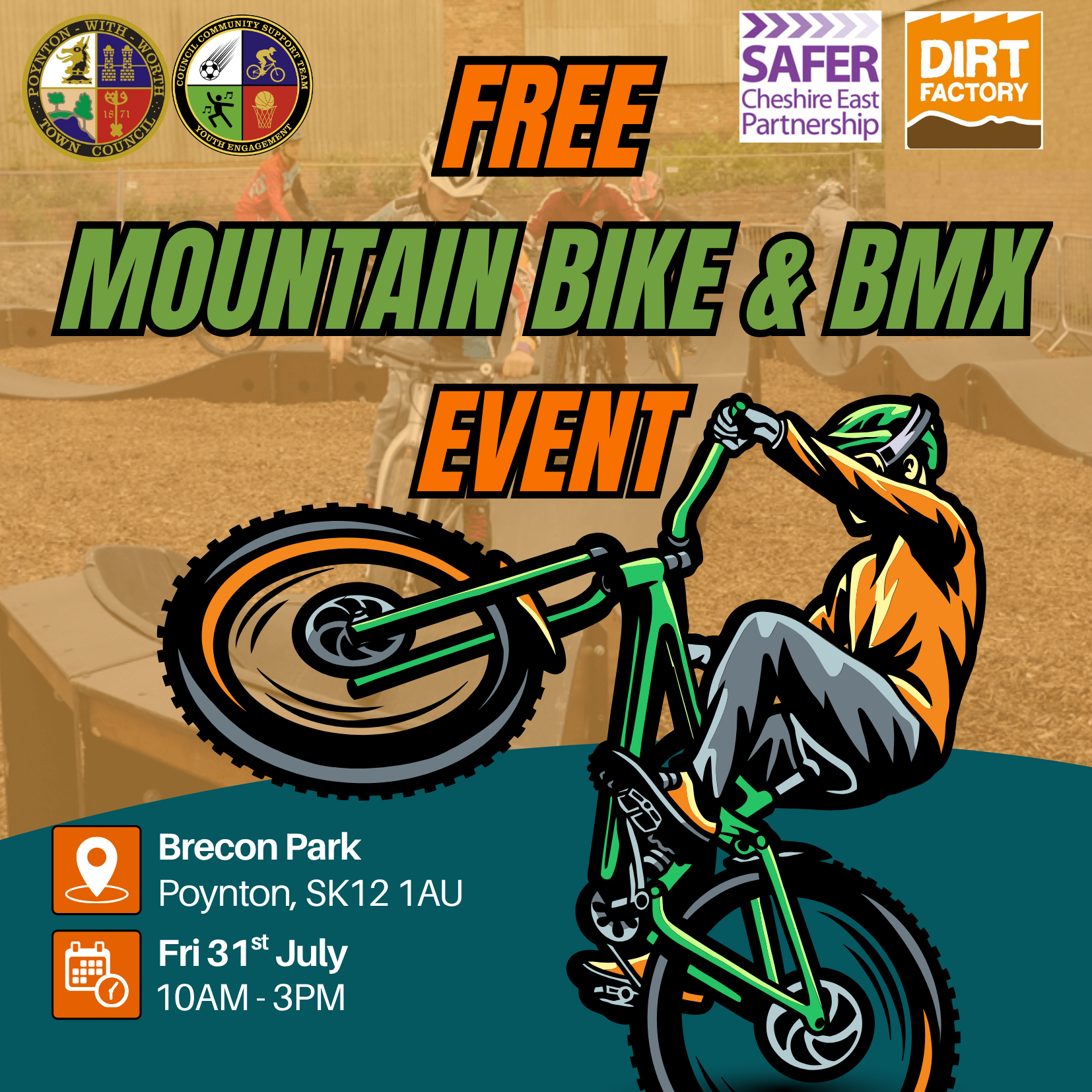 Free Mountain Bike and BMX event