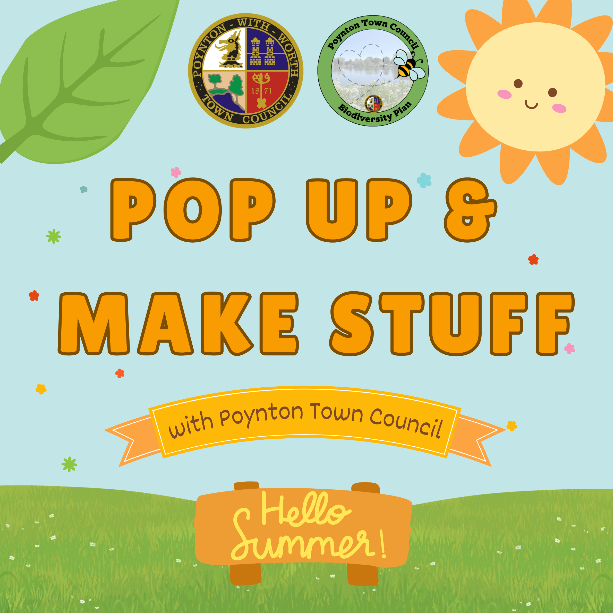 Pop Up and Make Stuff this summer!